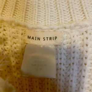 Main strip oversized sweater